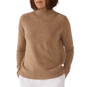 Italic Emma Cashmere Relaxed Turtleneck Sweater