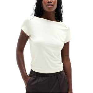athleta, Athleta Foundation Cap Sleeve Tee