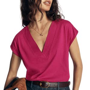 boden, Boden Supersoft V-neck T-shirt