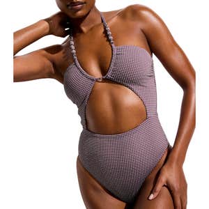 victoria's secret, Victoria's Secret Swim Beach Beads Cut-Out Cheeky One-Piece Swimsuit