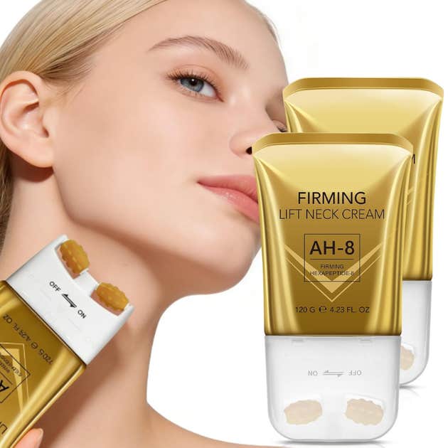 Amazon; AH-8 Neck Firming Cream with Roller, Collagen Peptide Anti Aging Formula