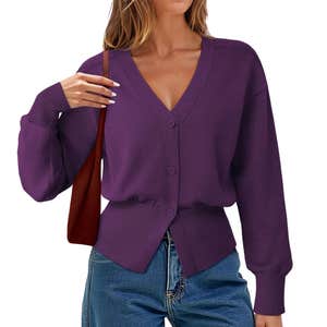 Amazon; Gaharu Open Front Cardigan