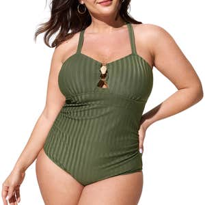 bloomchic, Bloomchic Cut-Out Tummy-Control One-Piece Swim