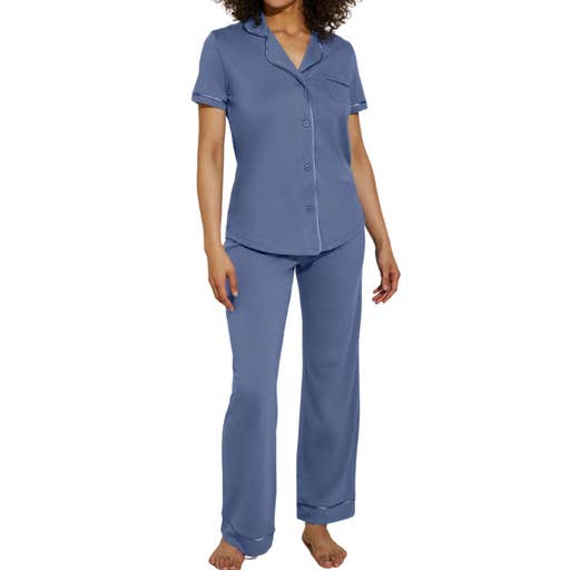 cosabella, Cosabella Bella Short Sleeve Top & Pant Pajama Set