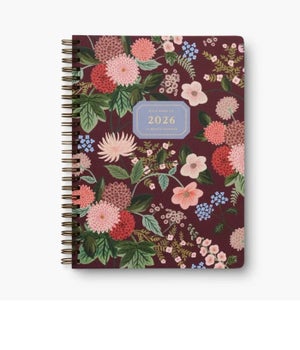 2026 12-Month Softcover Spiral Planner - Dahlia