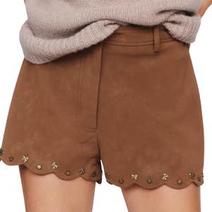 anthropologie, Jacquie The Label Roberts Scalloped Shorts