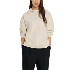 Reformation Nico Classic Polo Sweatshirt