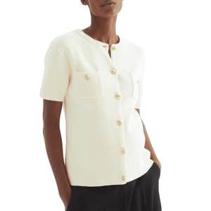 H&M MAMA Rib-Knit Cardigan