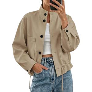amazon, MOVYRA Funnel Neck Jacket