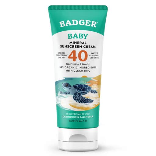 amazon, Badger Baby Sunscreen Cream SPF 40