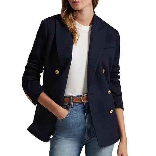 bloomingdale's, Polo Ralph Lauren Knit Double Breasted Blazer