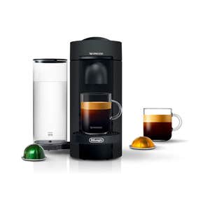 Nespresso Vertuo Plus Deluxe Coffee and Espresso Maker by De'Longhi, Matte Black