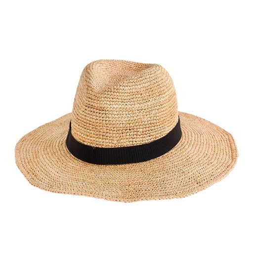j.crew, J.Crew Wide-Brim Packable Straw Hat
