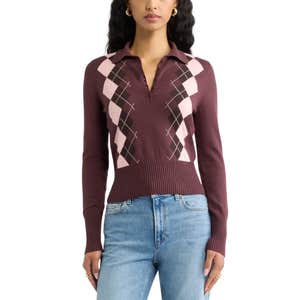 Nordstrom; Open Edit Long Sleeve Polo Sweater