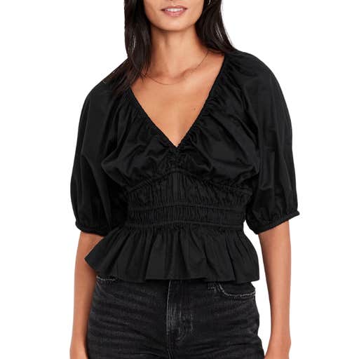 old navy, Old Navy Puff-Sleeve Top
