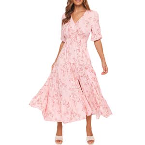 nordstrom, Petal & Pup Kelda Floral Midi Dress