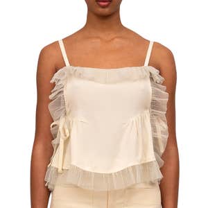 urban outfitters, Carmen Says Serenity Cream Blouse