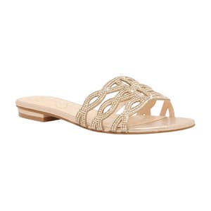 jessica simpson dorothea sandal gold metallic