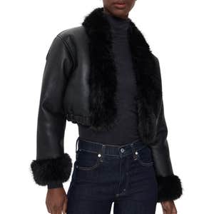 shopbop, BLANKNYC Smooth Talker Faux Leather Jacket