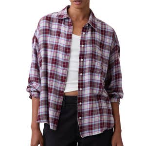 gap factory, Gap Factory Oversized Shirt in Flannel