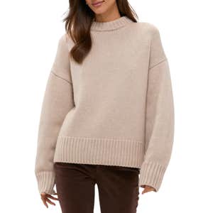 Genevieve Cashmere Wool Blend Sweater