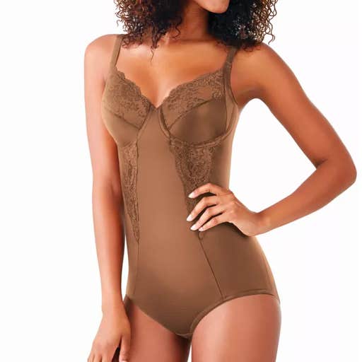 macy's, Maidenform Firm Control Embellished Unlined Shaping Bodysuit