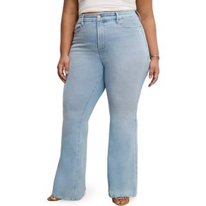 Good American Soft-Tech Good Legs Flare Jeans