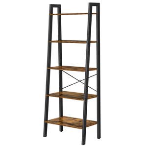 Williston Forge Jabari Metal Ladder Bookcase