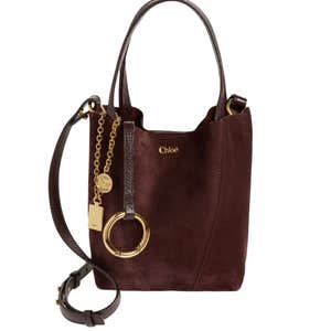 Chloé Small Spin Suede Crossbody Tote