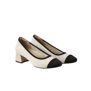 VIVAIA Almond-Toe Chunky Heels (Julie Pro)