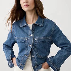Denim Cropped Jacket