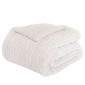 Sea To Me Blankets Malibu Meditation Faux Fur Throw Blanket