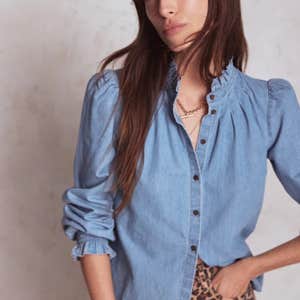 Boden Lorna Denim Top
