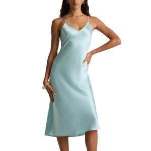 Quince 100% Washable Silk Slip Dress