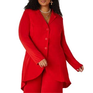 Ashley Stewart Textured Paneled Jacket