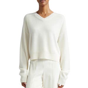 nordstrom, LOULOU DE SAISON Anzor Cashmere V-Neck Sweater
