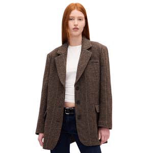 Gap Oversized Wool-Blend Blazer