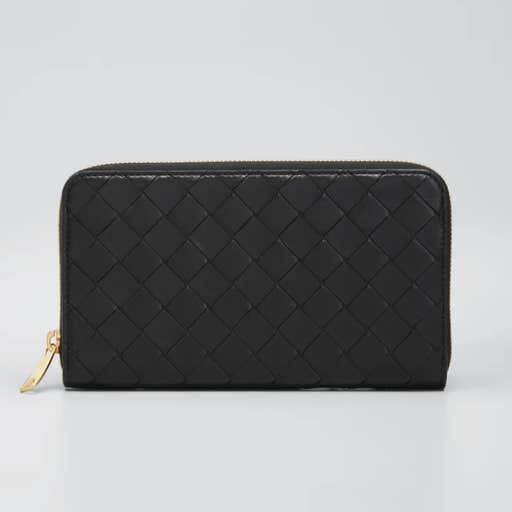 neimanmarcus, Bottega Veneta Zip Around Napa Intrecciato Wallet
