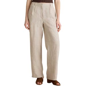 quince, Quince 100% European Linen Pleated Trouser