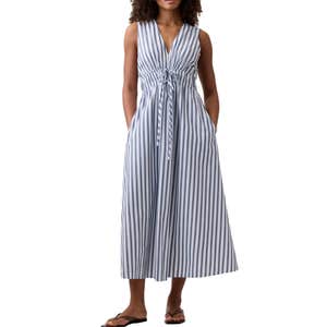 gap factory, Gap Factory Sleeveless Tie-Front Maxi Dress