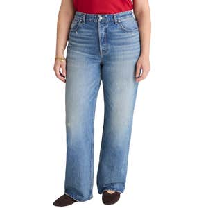 Madewell Plus Curvy Low-Slung Baggy Jeans In Robertson Wash