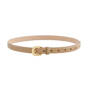 Quince Sofia European Leather Skinny Belt