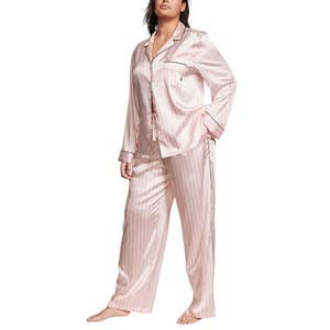 Victoria's Secret Glazed Satin Long Pajama Set