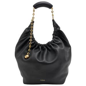 Loewe Squeeze Medium Shoulder Bag in Napa Leather