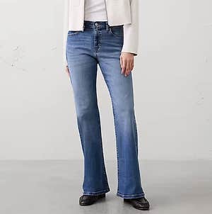 Bootcut Mid-Rise Slim Jean