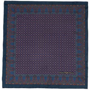 Lauren Ralph Lauren Geometric Print Square Silk Scarf