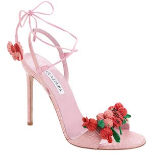 nordstrom, Aquazzura Botanica Slingback Sandal in Watermelon Sorbet