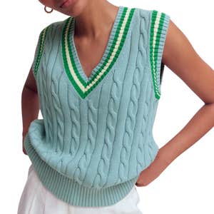 boden, Boden Maeve Cable V Neck Tank