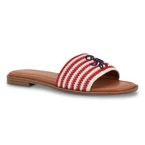 Tommy Hilfiger Temira Sandal in Color Red