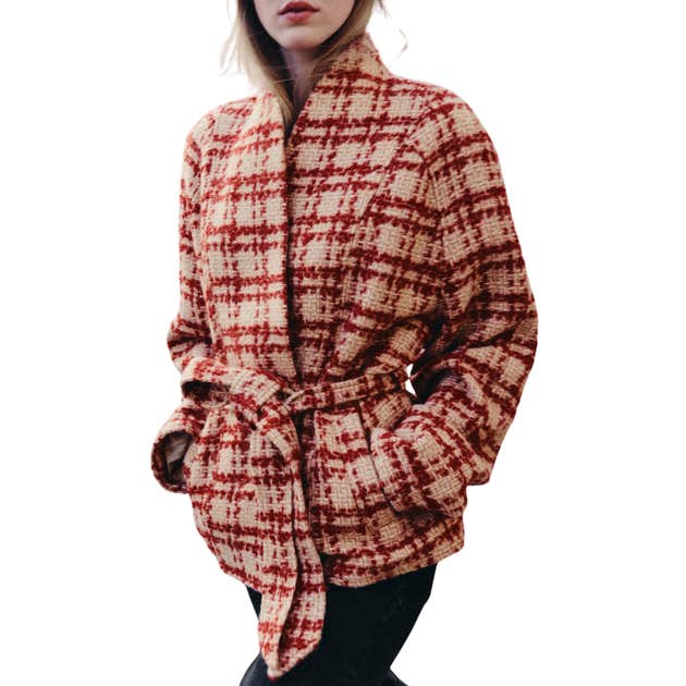 zara, Zara ZW Collection Belted Wool Jacket